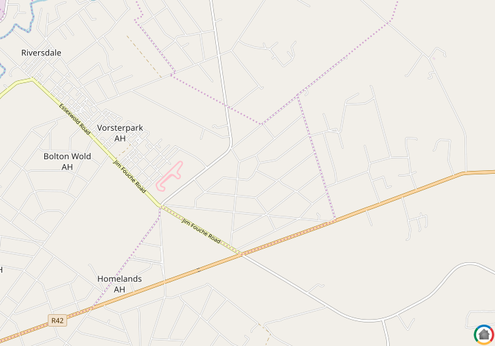 Map location of Nelsonia AH